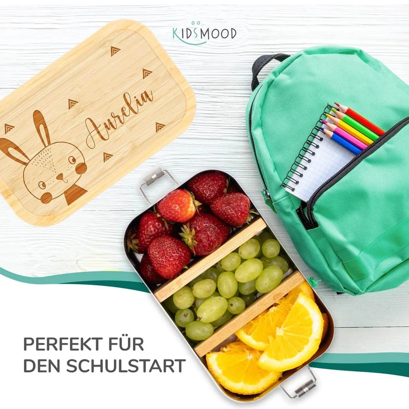 Brotdose personalisiert Hase