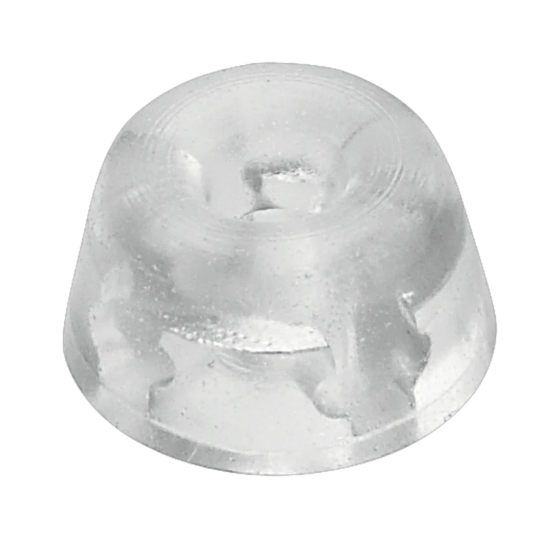 Vielzweckstosspuffer transparent Ø20/15mm h11mm - 10 Stück