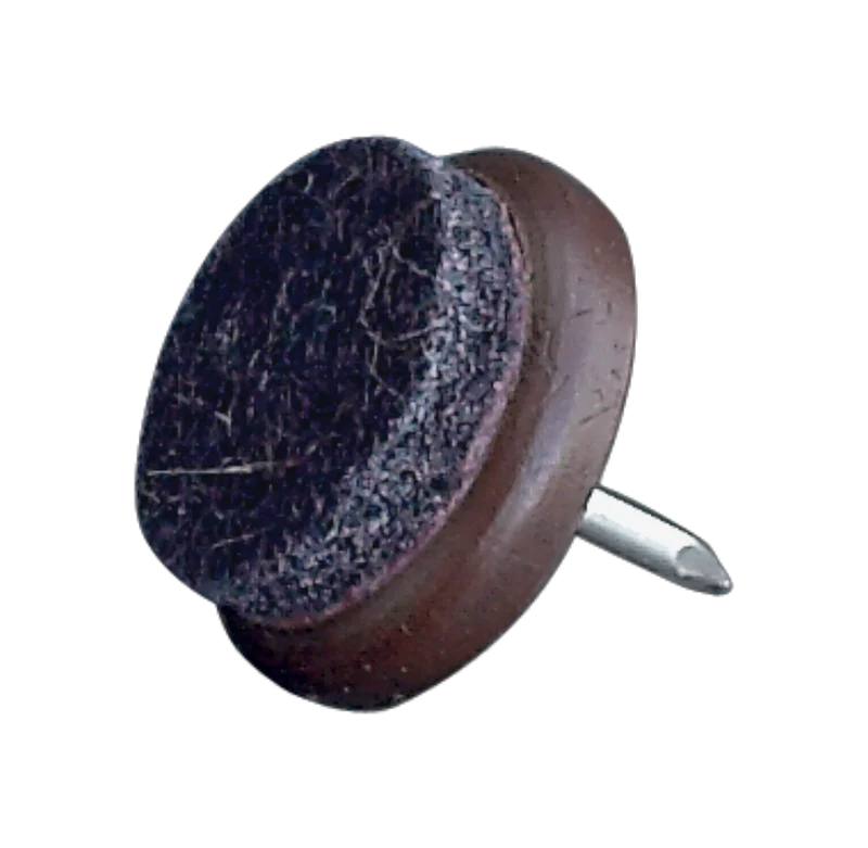 Filzgleiter braun Ø20/24mm - 16 Stück