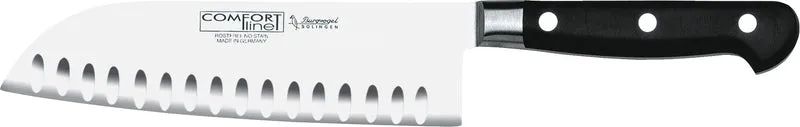 -Burgvogel Cutlery Solingen- Santokumesser mit Kulle Klinge 18,6cm "COMFORT line"