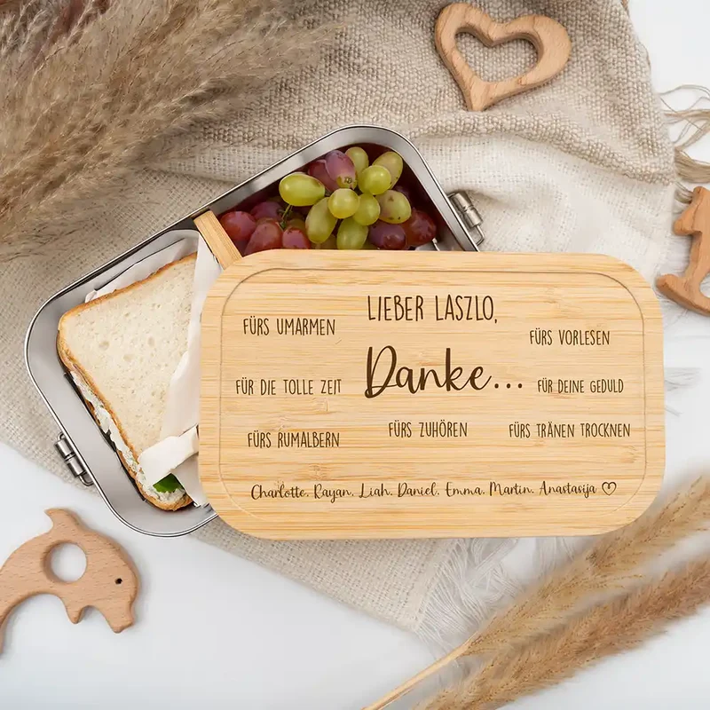 Brotdose personalisiert als Abschiedsgeschenk