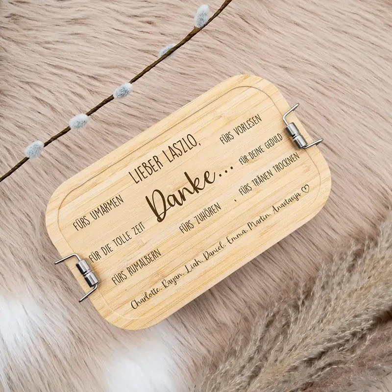 Brotdose personalisiert als Abschiedsgeschenk