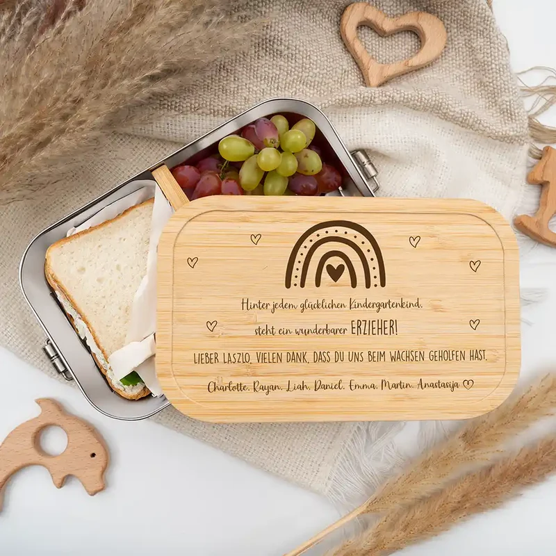 Brotdose personalisiert als Abschiedsgeschenk