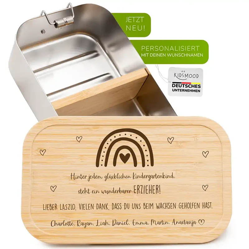 Brotdose personalisiert als Abschiedsgeschenk