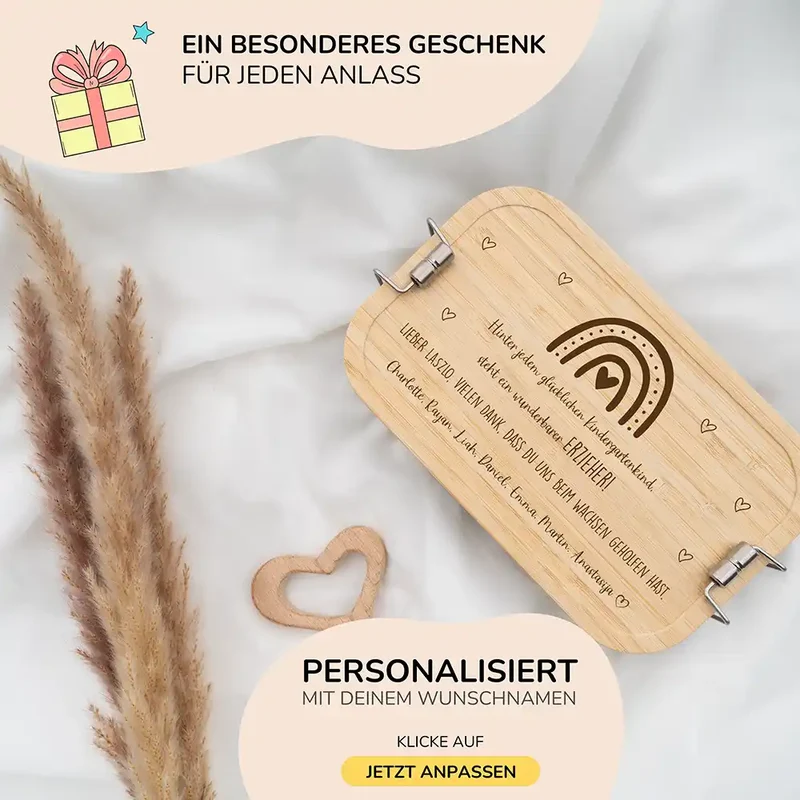 Brotdose personalisiert als Abschiedsgeschenk