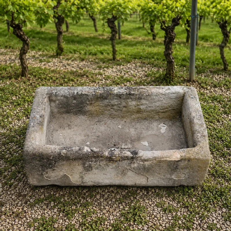 Waschbecken aus Sandstein 86 x 46 x 26 cm