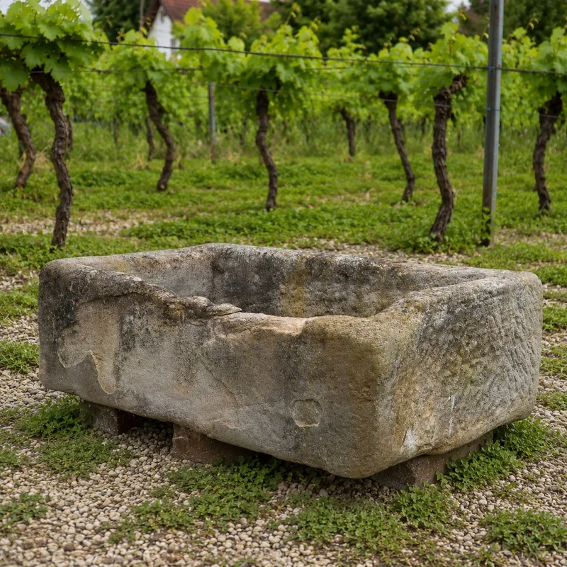 Waschbecken aus Sandstein 86 x 46 x 26 cm