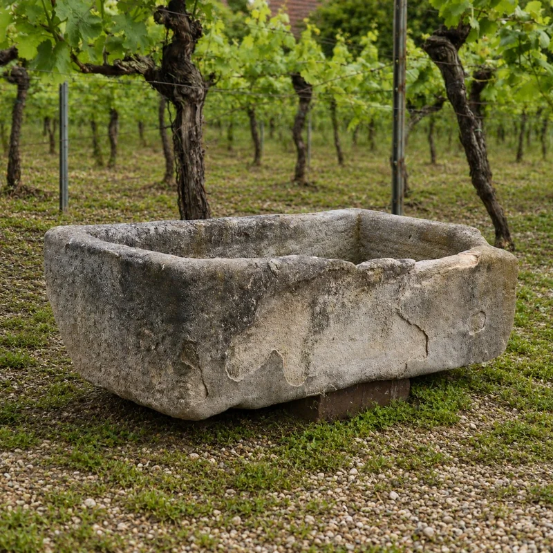 Waschbecken aus Sandstein 86 x 46 x 26 cm