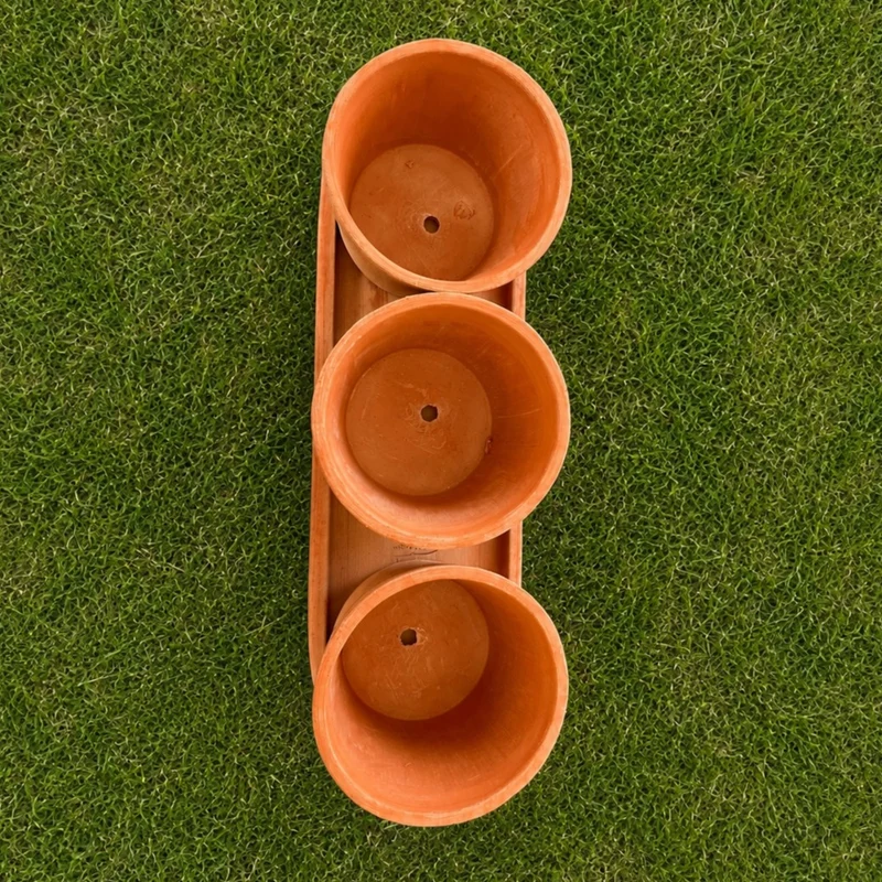 Kräutertopf Trio aus Terracotta