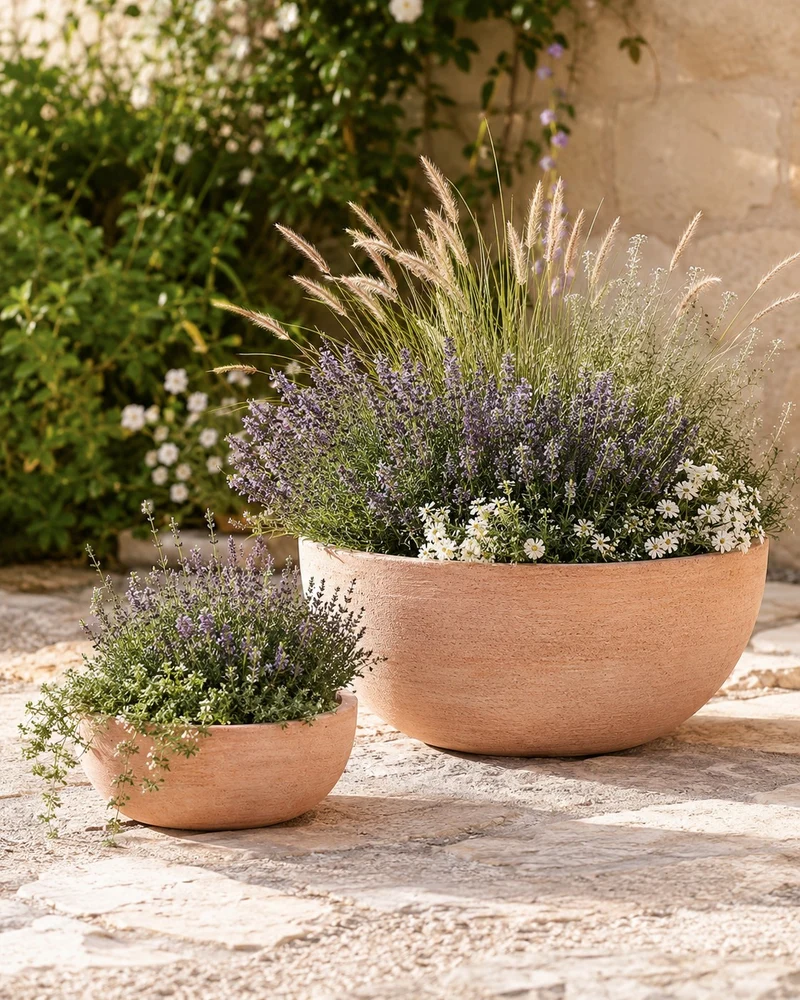 Moderne Pflanzschale mit Durchmesser 29-50 cm