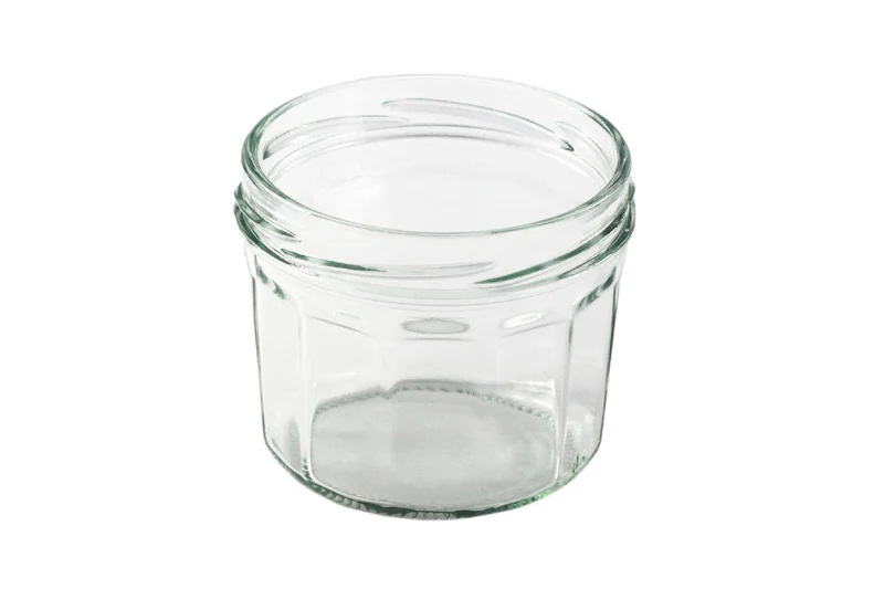 Schraubdeckelglas Facette 240ml ohne Deckel