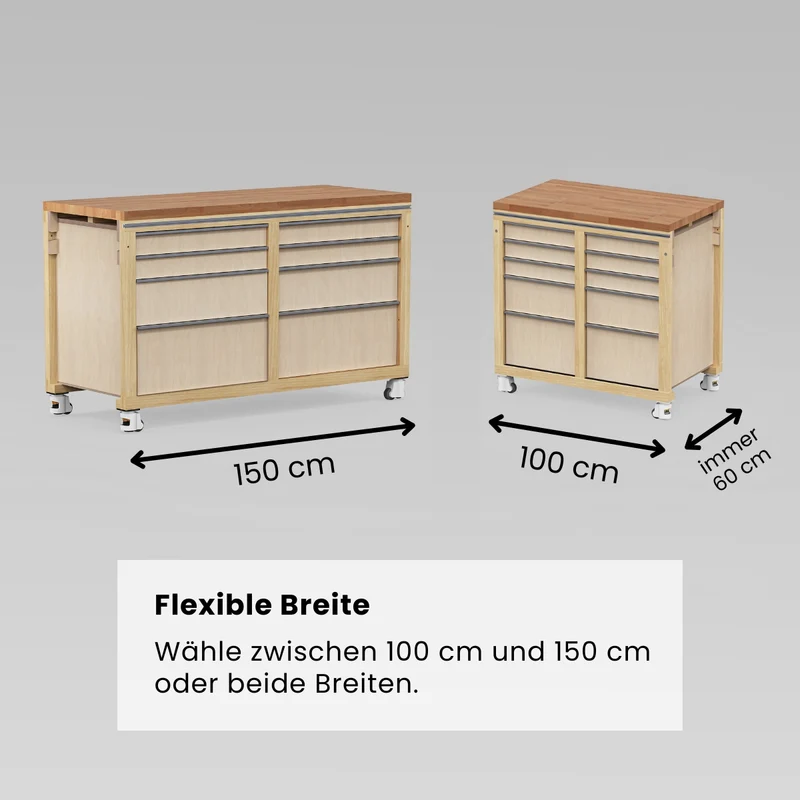 Modulare Werkbank (Bauanleitung)