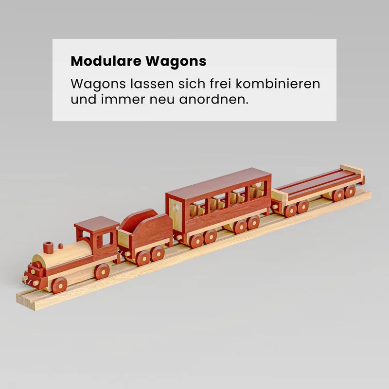 Holzeisenbahn (Bauanleitung)