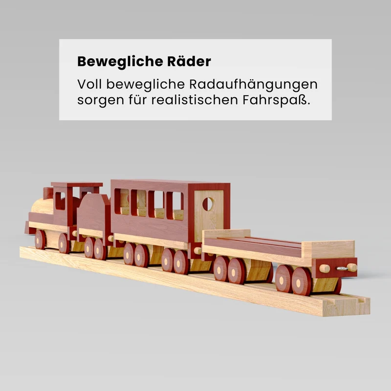 Holzeisenbahn (Bauanleitung)