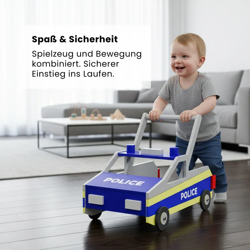Lauflernwagen Polizei (Bauanleitung)