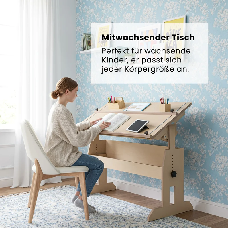 Höhenverstellbarer Schreibtisch (Bauanleitung)
