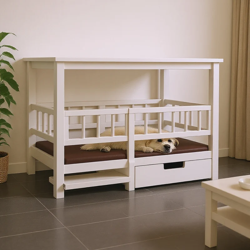 Indoor Hundebett - offen (Bauanleitung)