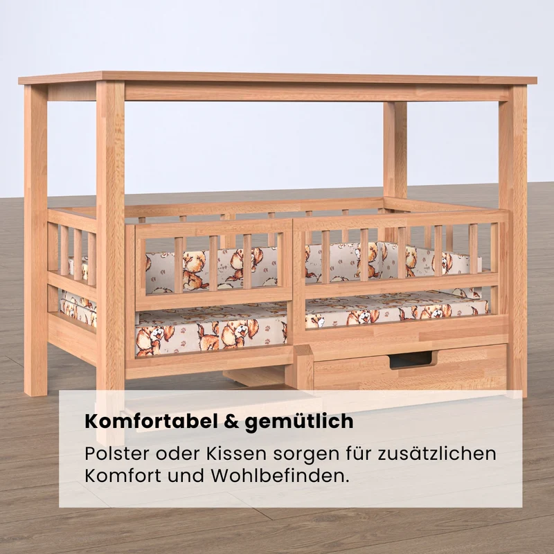 Indoor Hundebett - offen (Bauanleitung)