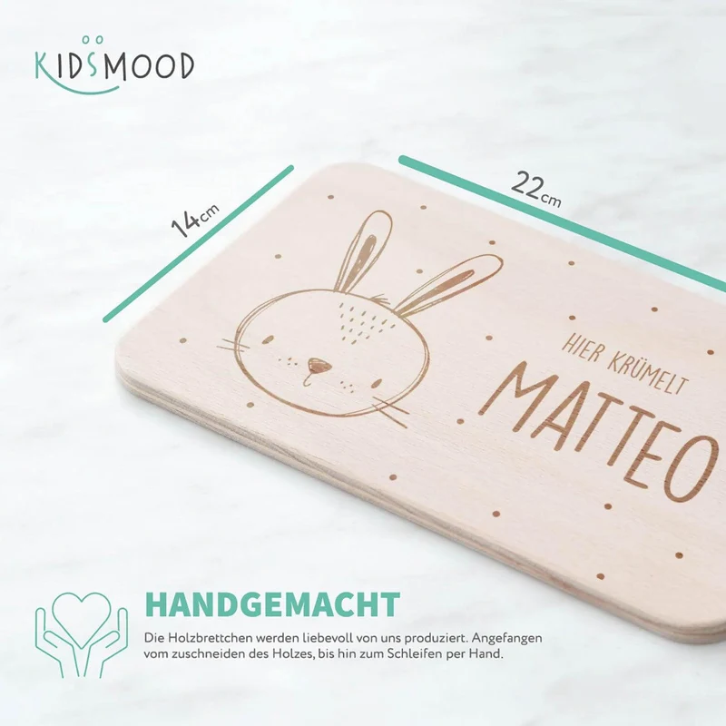 Frühstücksbrettchen Frühstücksbrettchen Kleiner Hase