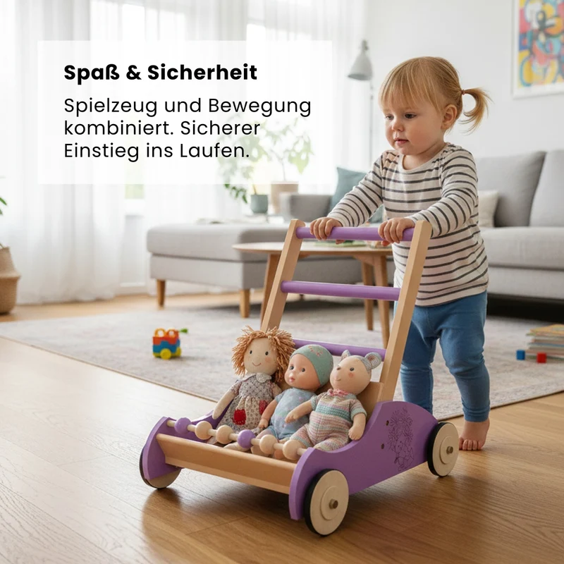 Lauflernwagen Puppenwagen (Bauanleitung)