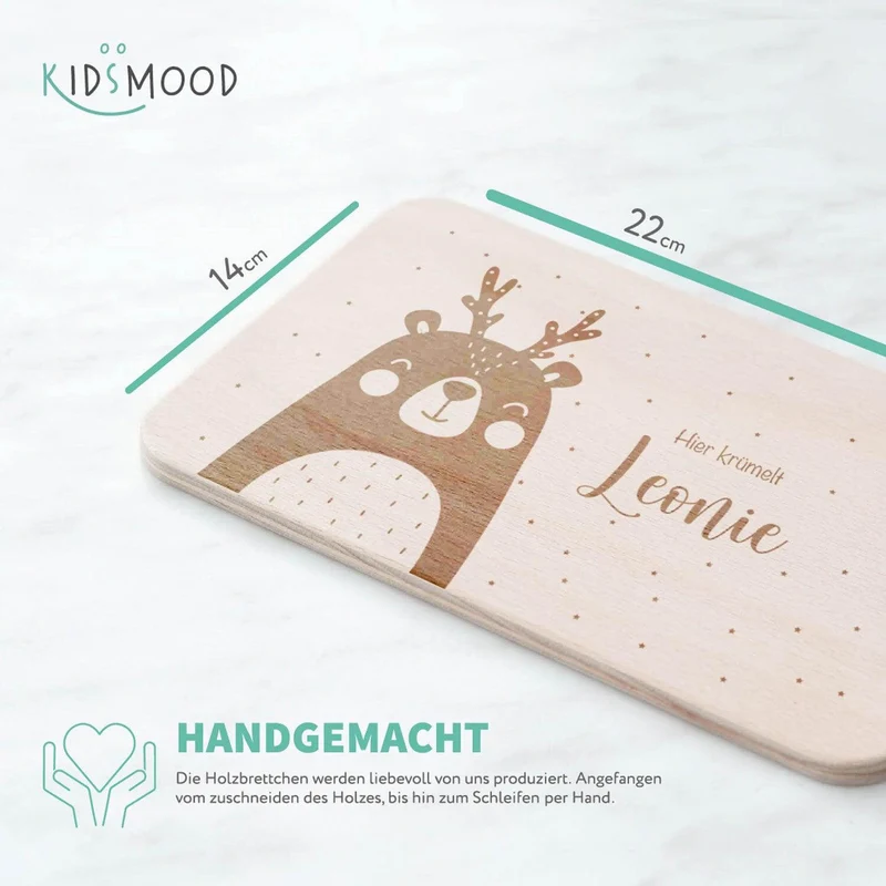 Frühstücksbrettchen Frühstücksbrettchen Bärchen Verkleidet