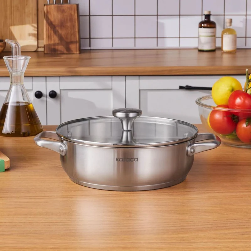 Karaca Elite RVS Braadpan – 26 cm ( 3,4 Liter )