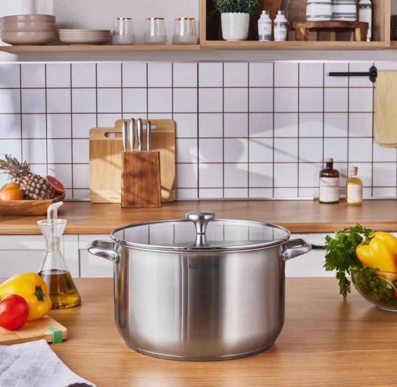 Karaca Elite RVS kookpan – 30 cm ( 12,3 liter )