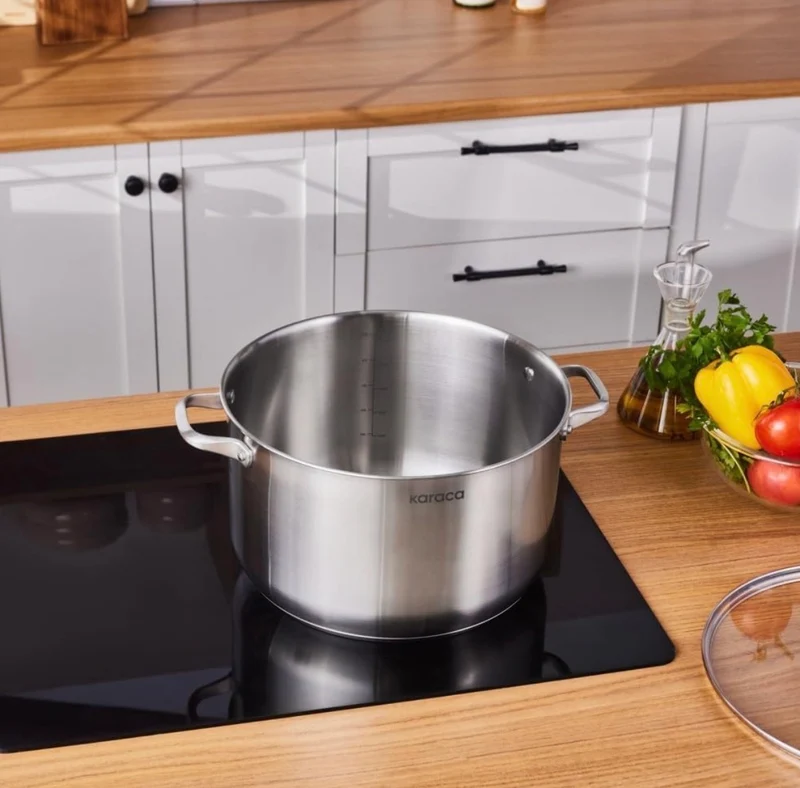 Karaca Elite RVS kookpan – 30 cm ( 12,3 liter )