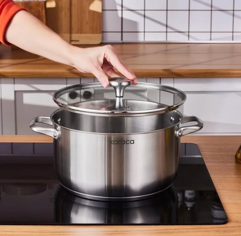 Karaca Elite RVS kookpan – 26 cm ( 6,7 Liter )