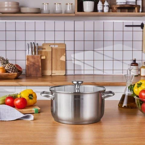 Karaca Elite RVS kookpan – 24 cm ( 5,5 Liter )