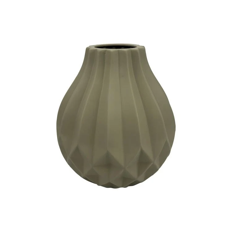 FUGURATO VAAS | Ø22,5X25,5 CM BEIGE ( ALLEEN IN DE WINKEL )