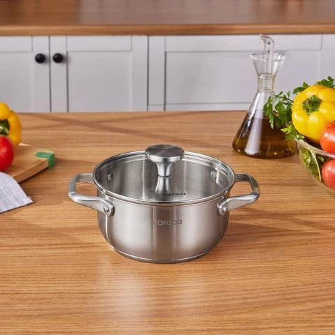 Karaca Elite RVS kookpan – 18 cm ( 2,0 Liter )