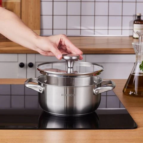 Karaca Elite RVS kookpan – 18 cm ( 2,0 Liter )