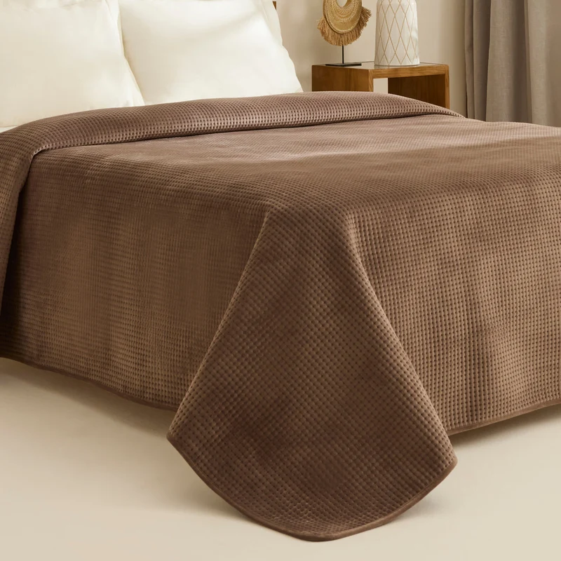 Karaca Chloe Sprei, Tweepersoons, Brown ( 230 x 240 cm )