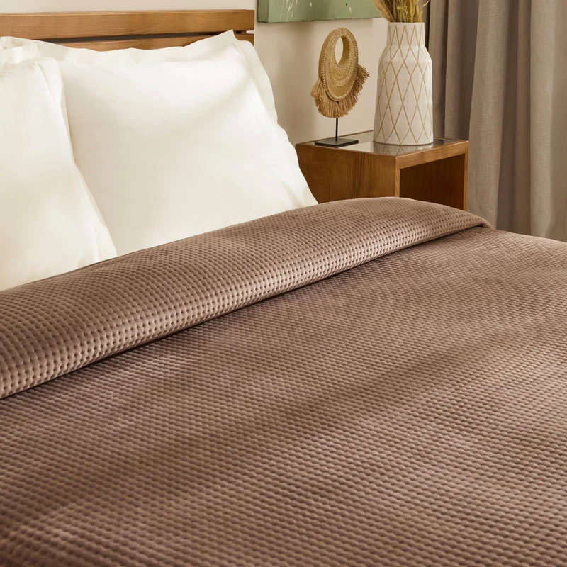 Karaca Chloe Sprei, Tweepersoons, Brown ( 230 x 240 cm )
