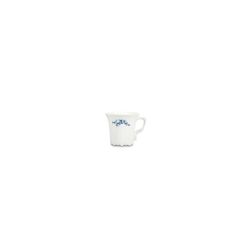 Flower Retro Blue Espresso- / mokkaset 12-Delig | 6-Persoons