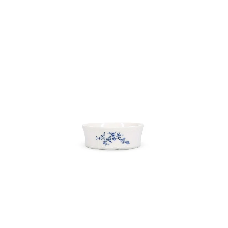 Kom 13xH5cm Blue flower Retro
