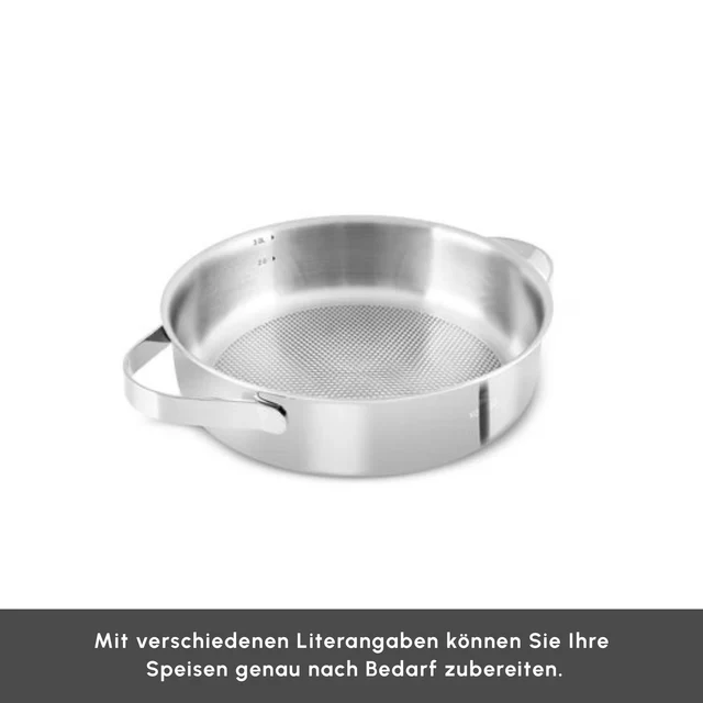 Karaca 3 Ply Culinara pannenset 8-delige