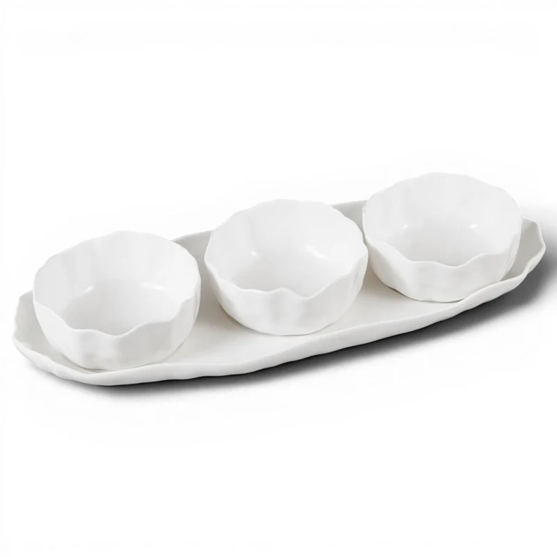 Angles Schalenset | Wit 4-Delig