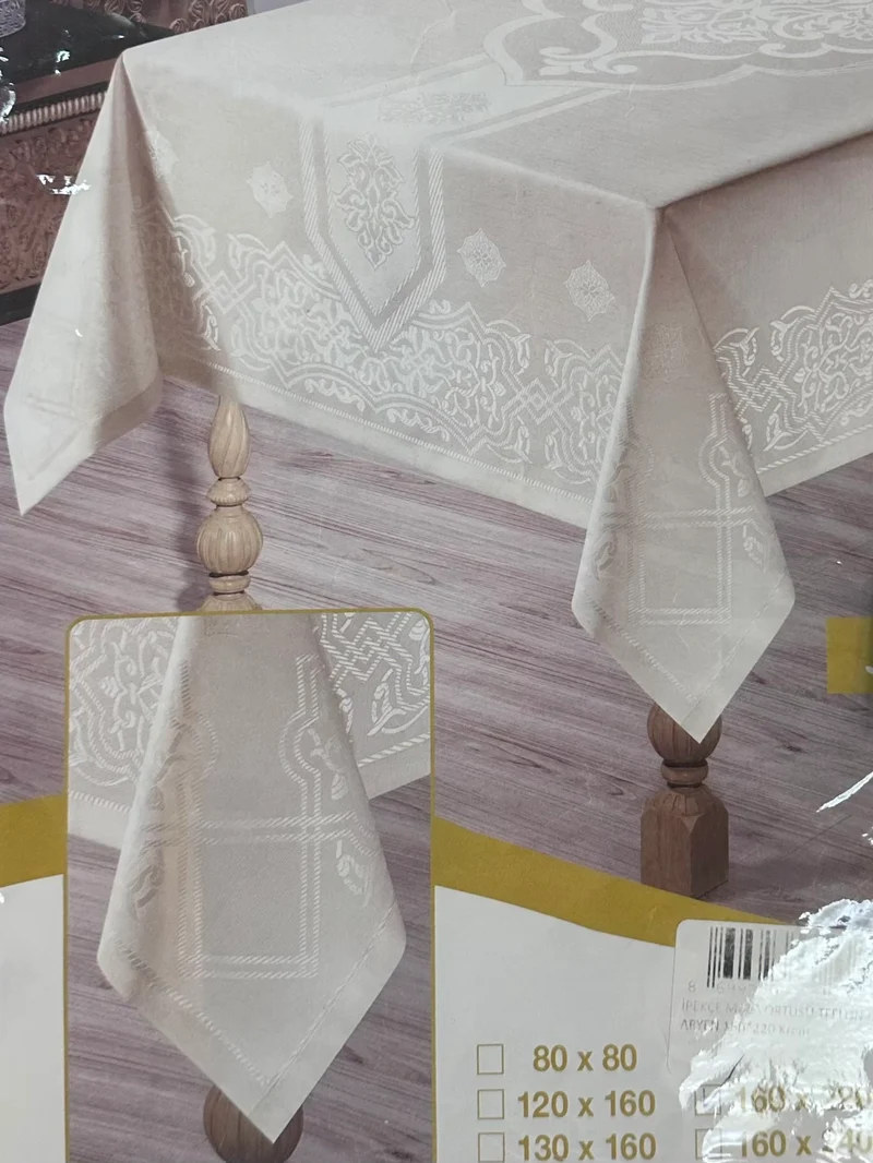 Jumbo Tafelkleed Wit Waterproof | 160 x 220 cm