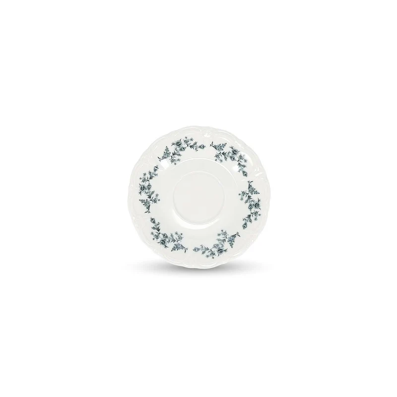 Flower Retro black Espresso- / mokkaset 12-Delig | 6-Persoons