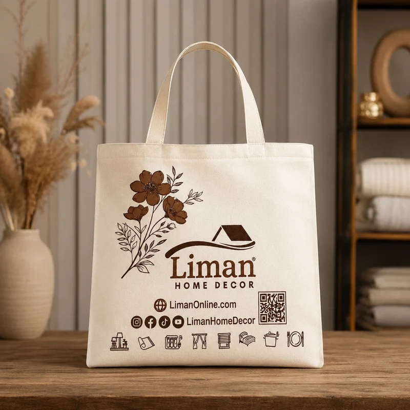 Liman Home Decor Stoffen tas - Zacht