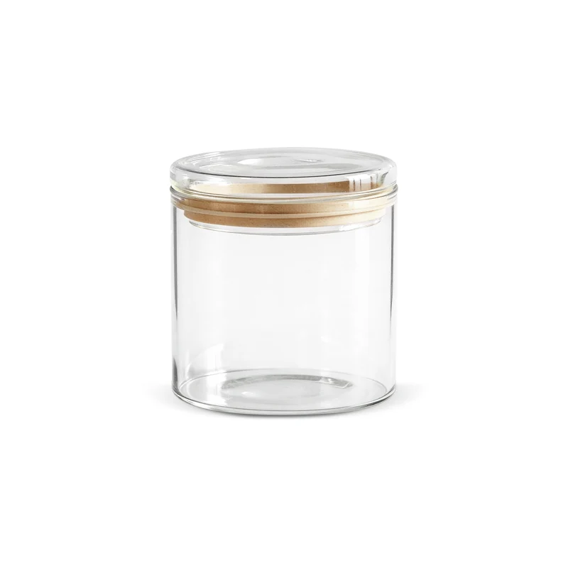 MONO Borosilicaatglas Voorraadpot / opbergpot / Bewaardoos - met deksel – 700 ml ( Per Stuk )