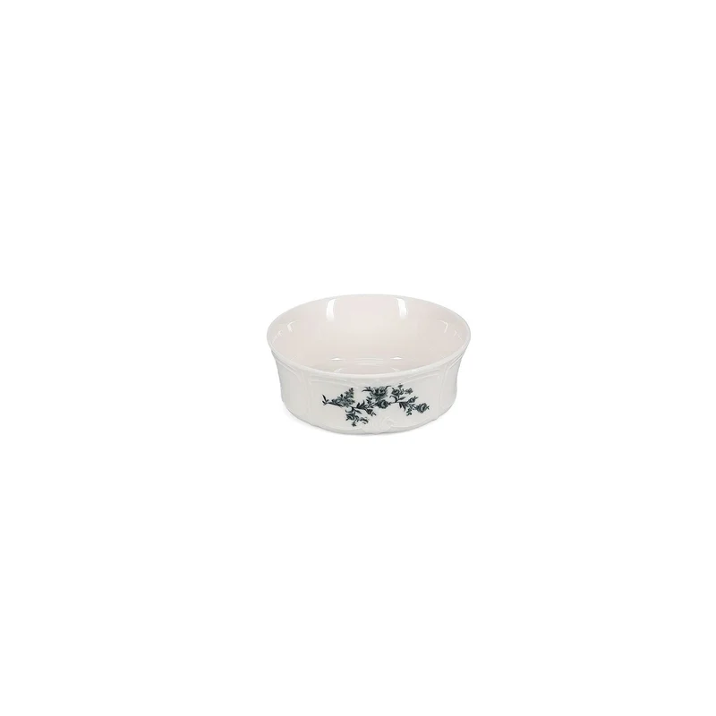 Kom 13xH5cm black flower Retro
