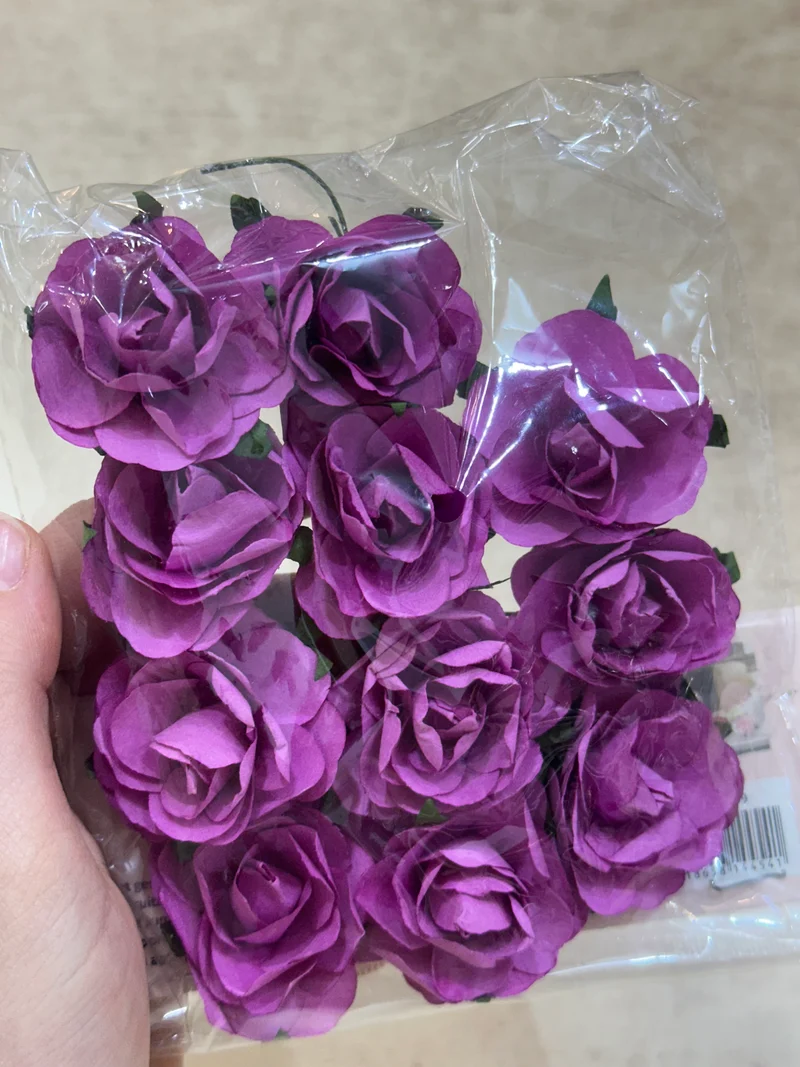 Peper Flower Kunstmatige bloemen – Set van 10- ( Roze ) met Steel voor Bruidsboeketten, Tafeldecoratie, Bloemstukken, Feesten, Babyshowers en Woondecoratie