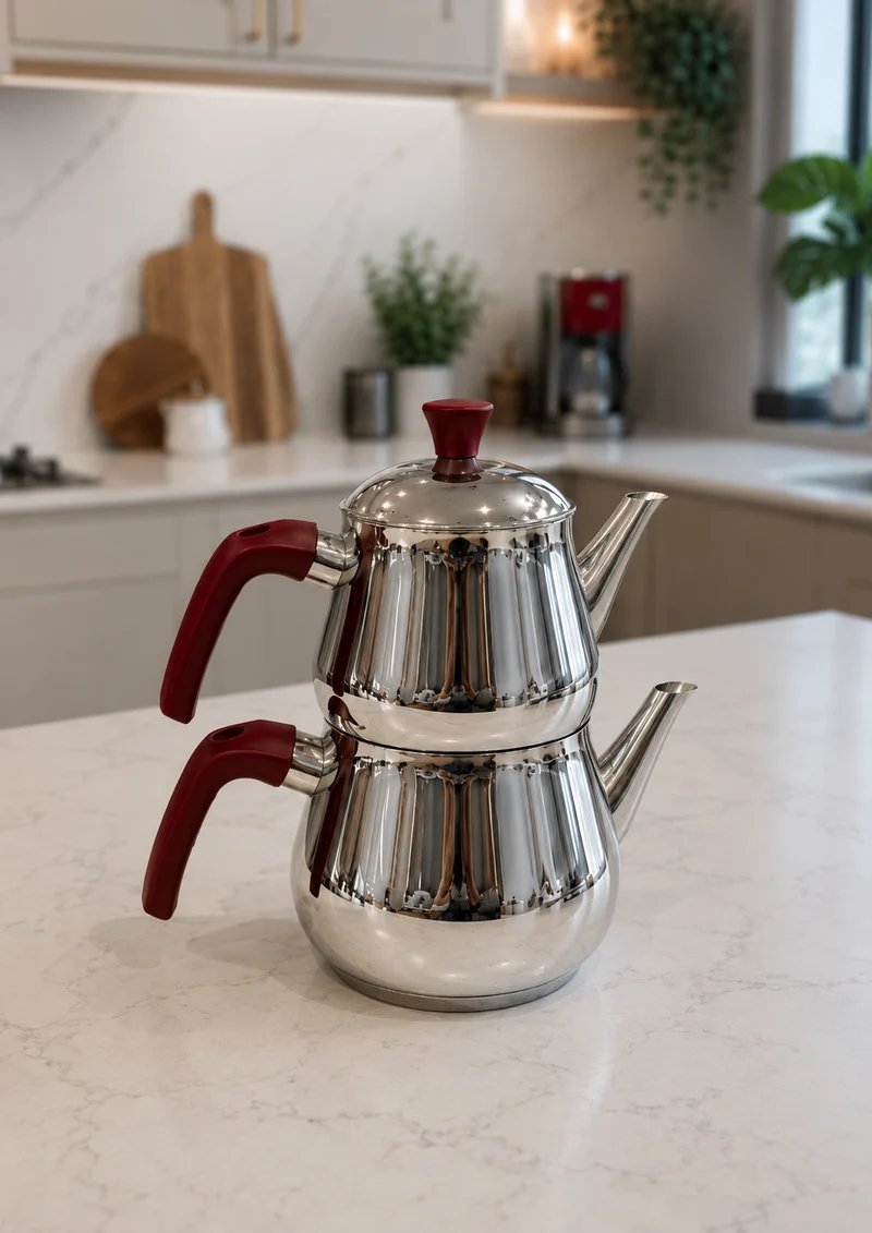 Polochef Dolphin Theepotset Burgundy | 0,80 / 1,20 L