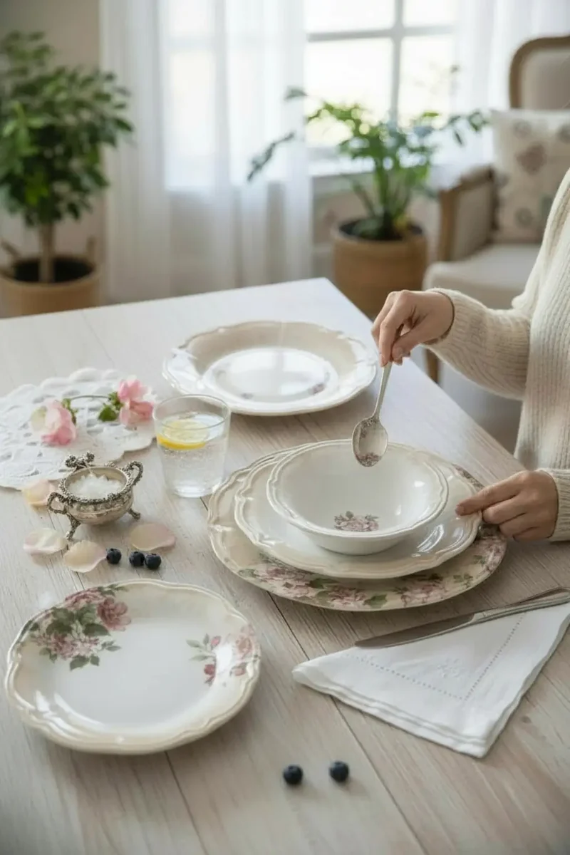 Rosey Serviesset 24 Delig | 6 Persoons
