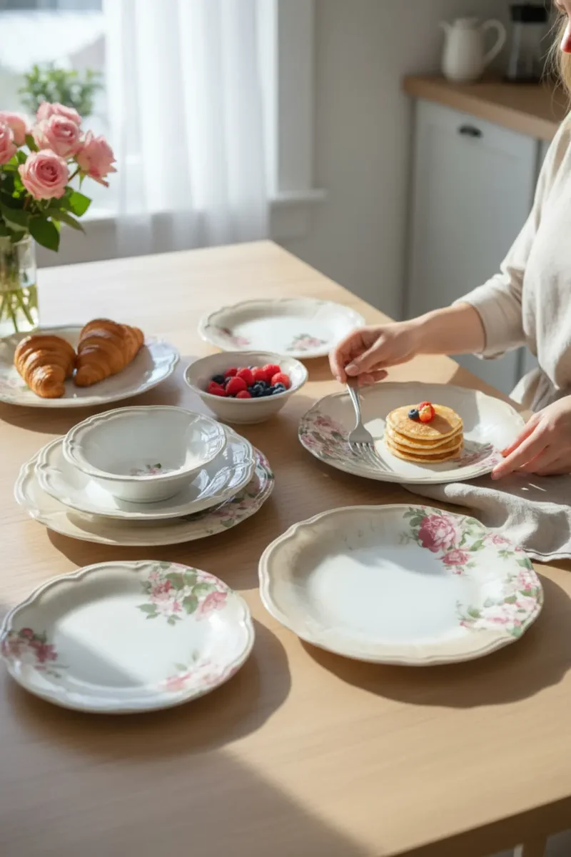 Rosey Serviesset 24 Delig | 6 Persoons