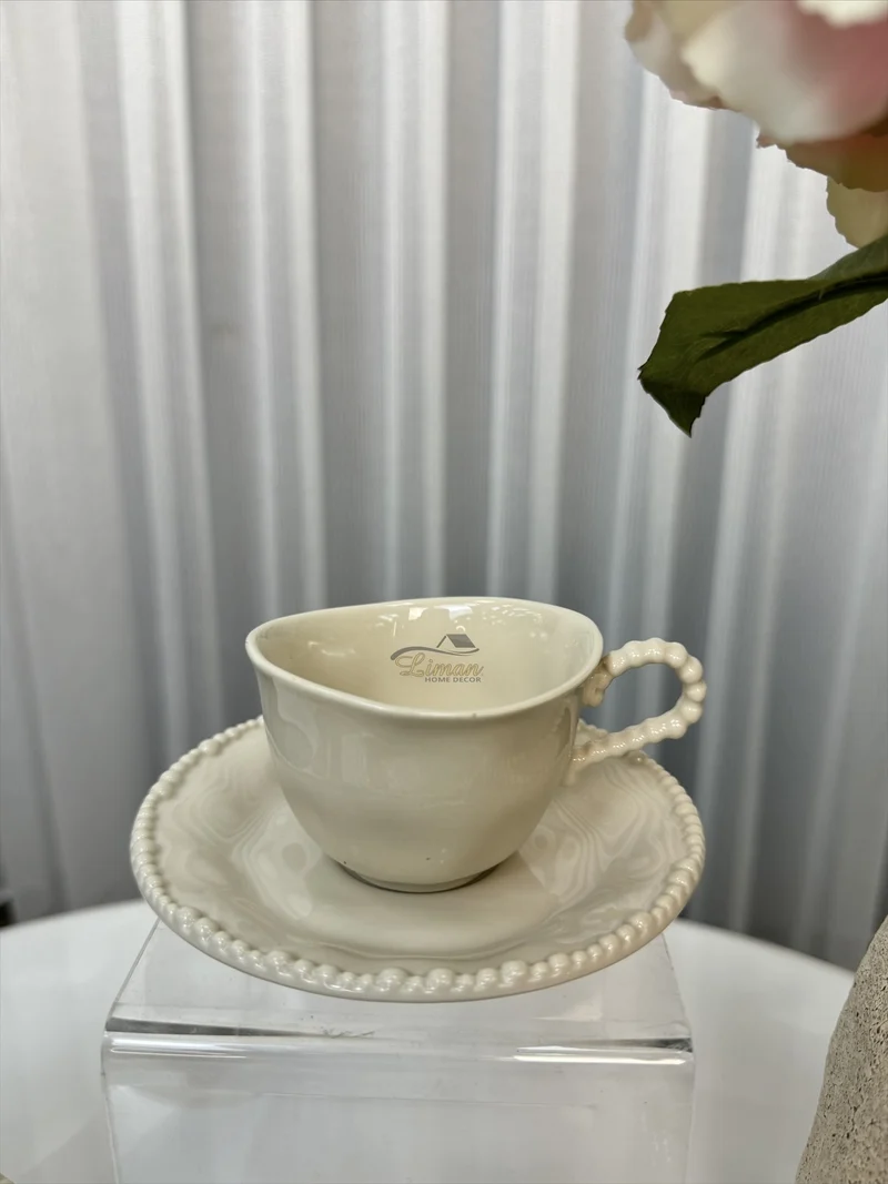 Parel Espressoset 12 Delig | 6 Persoons Beige