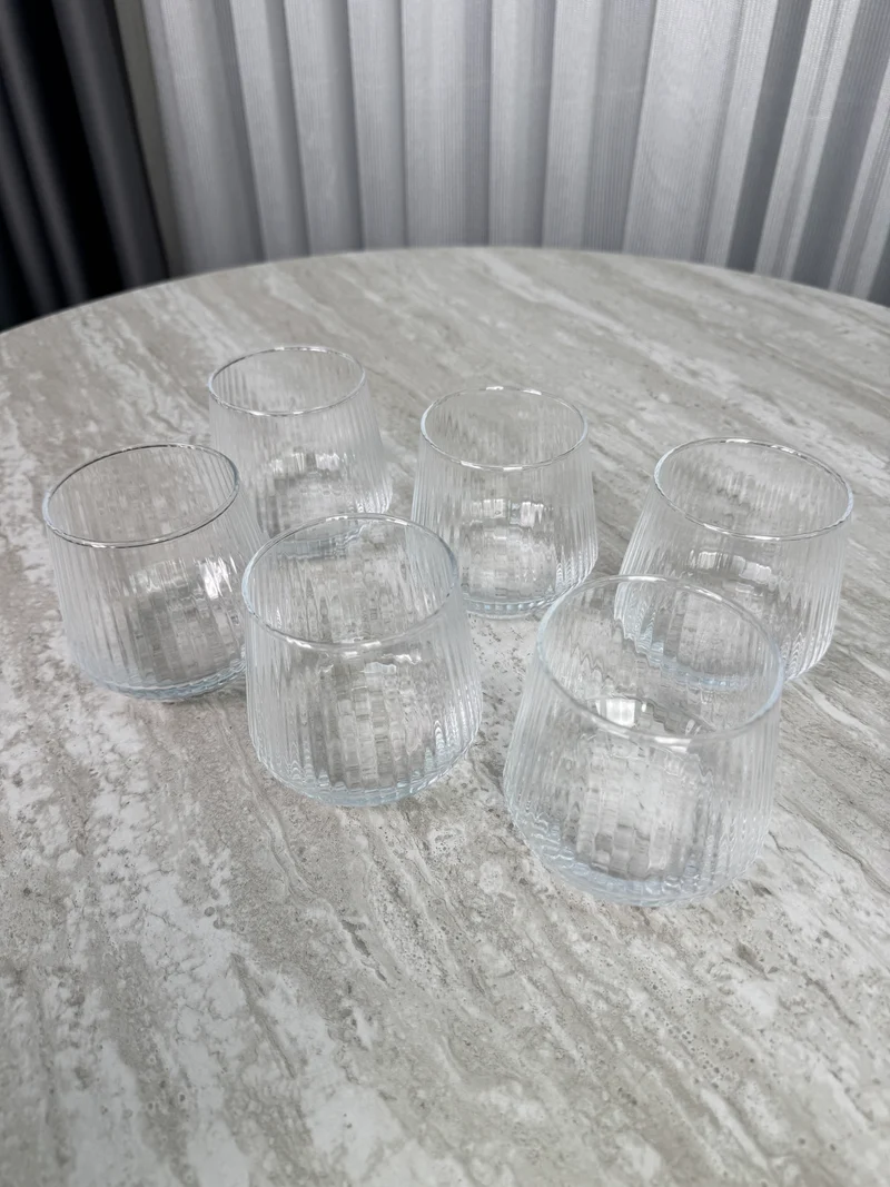 Terra Line Waterglazen 350cc | 6 Delig